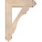 Ekena Millwork Olympic Arts & Crafts Smooth Bracket, Douglas Fir, 5 1/2"W x 26"D x 34"H BKT06X26X34OLY03SDF - alternate 4